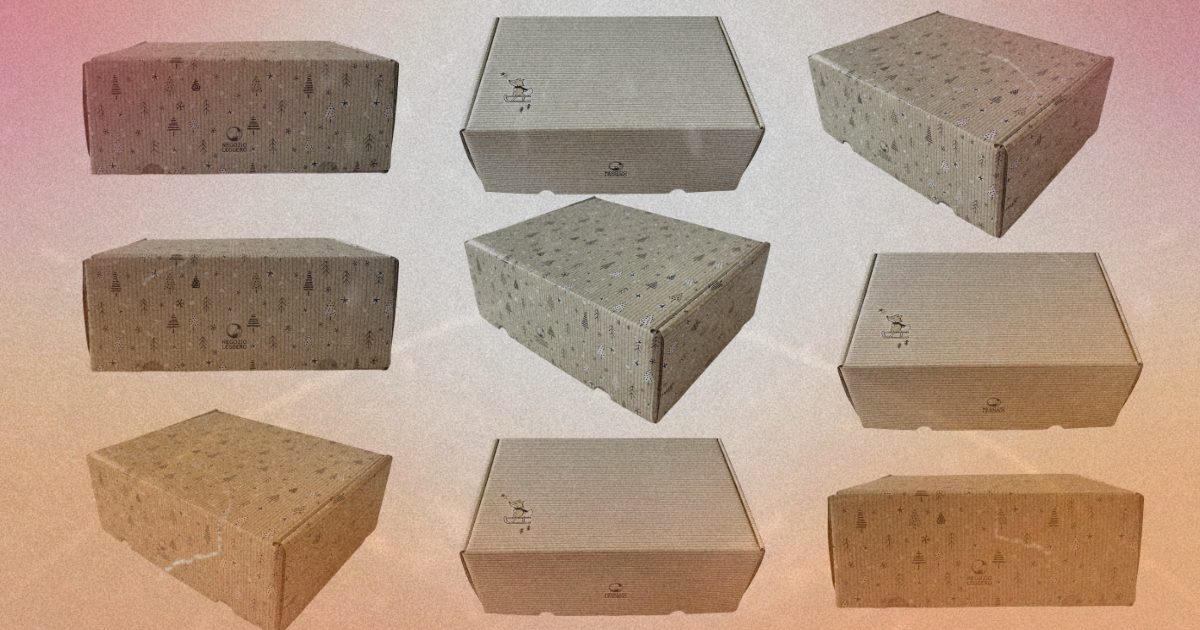 Packaging natalizio personalizzato per aziende